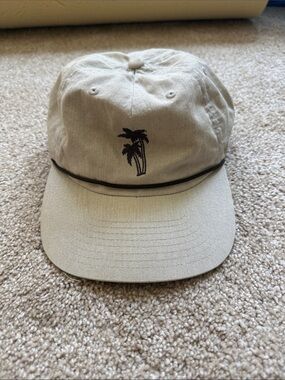 Cream Palm Tree Hat by Katin